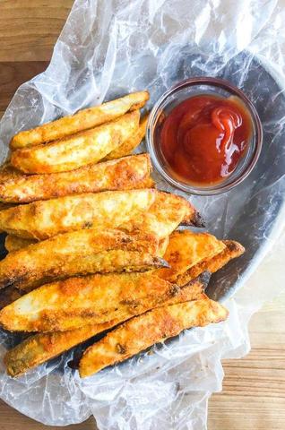How to make these potato wedges crispy