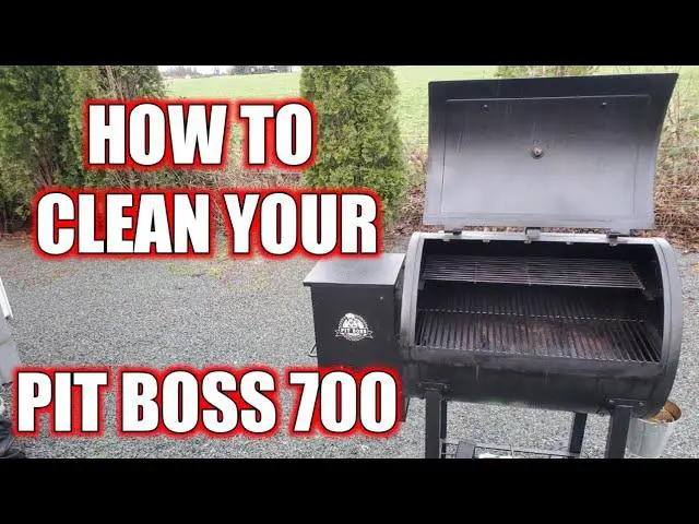 STEPS TO CLEANING A PIT BOSS PELLET GRILL