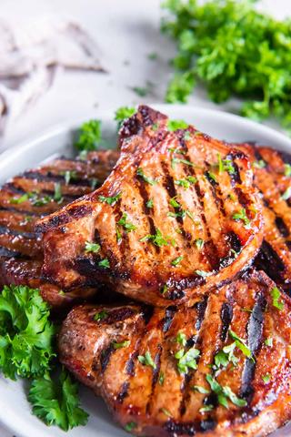 Easy Grilled Pork Chops Recipe - The Trellis