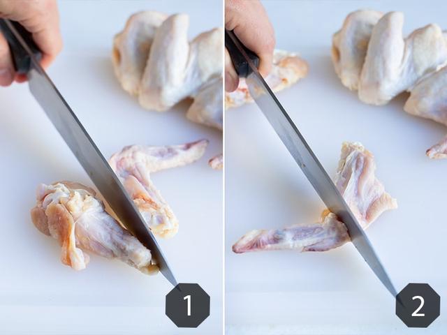 How do you know when chicken wings are cooked