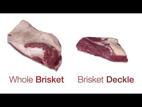 What is the deckle of a brisket?