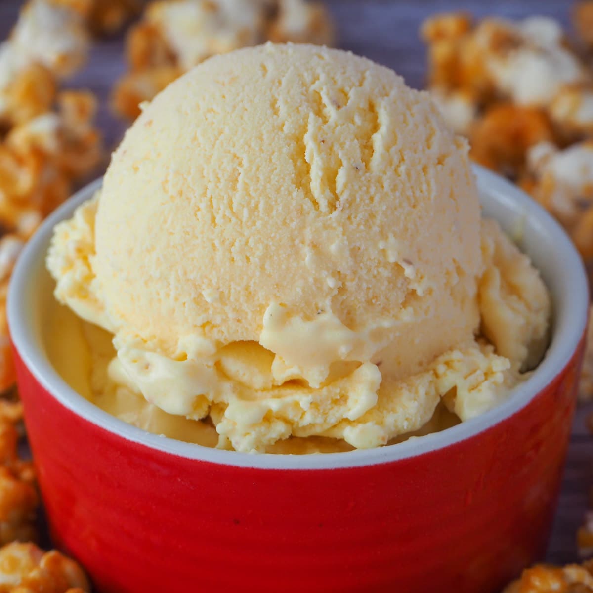 Creamy Popcorn Ice Cream Recipe