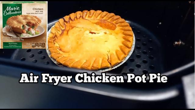 HOW TO MAKE POT PIE IN AIR FRYER: