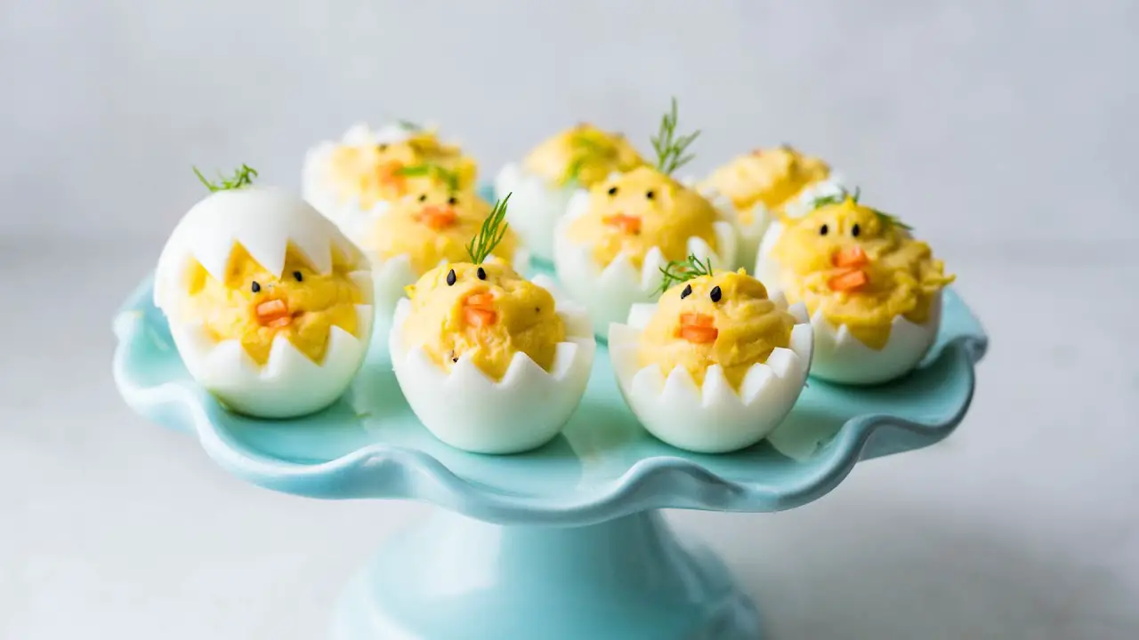 Delicious Deviled Egg Chicks