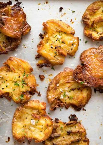Delicious Oven-Baked Smashed Potatoes