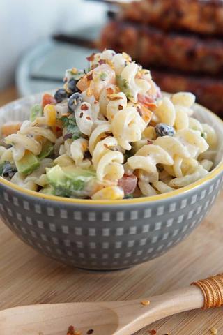 Delicious Corn & Black Bean Pasta Salad Recipe