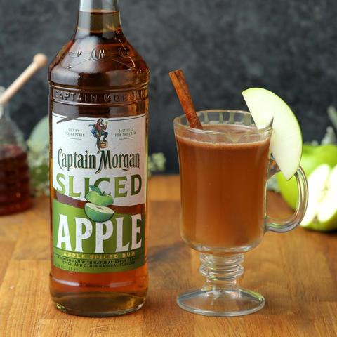 Caramel Apple & Spiced Rum Cocktail