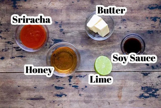 Ingredients Needed to Make Honey Sriracha Sauce