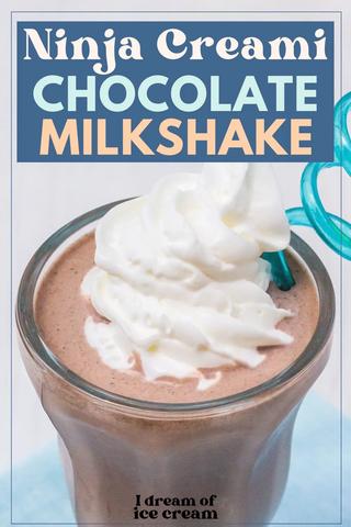 Ninja Creami Chocolate Milkshake Recipe