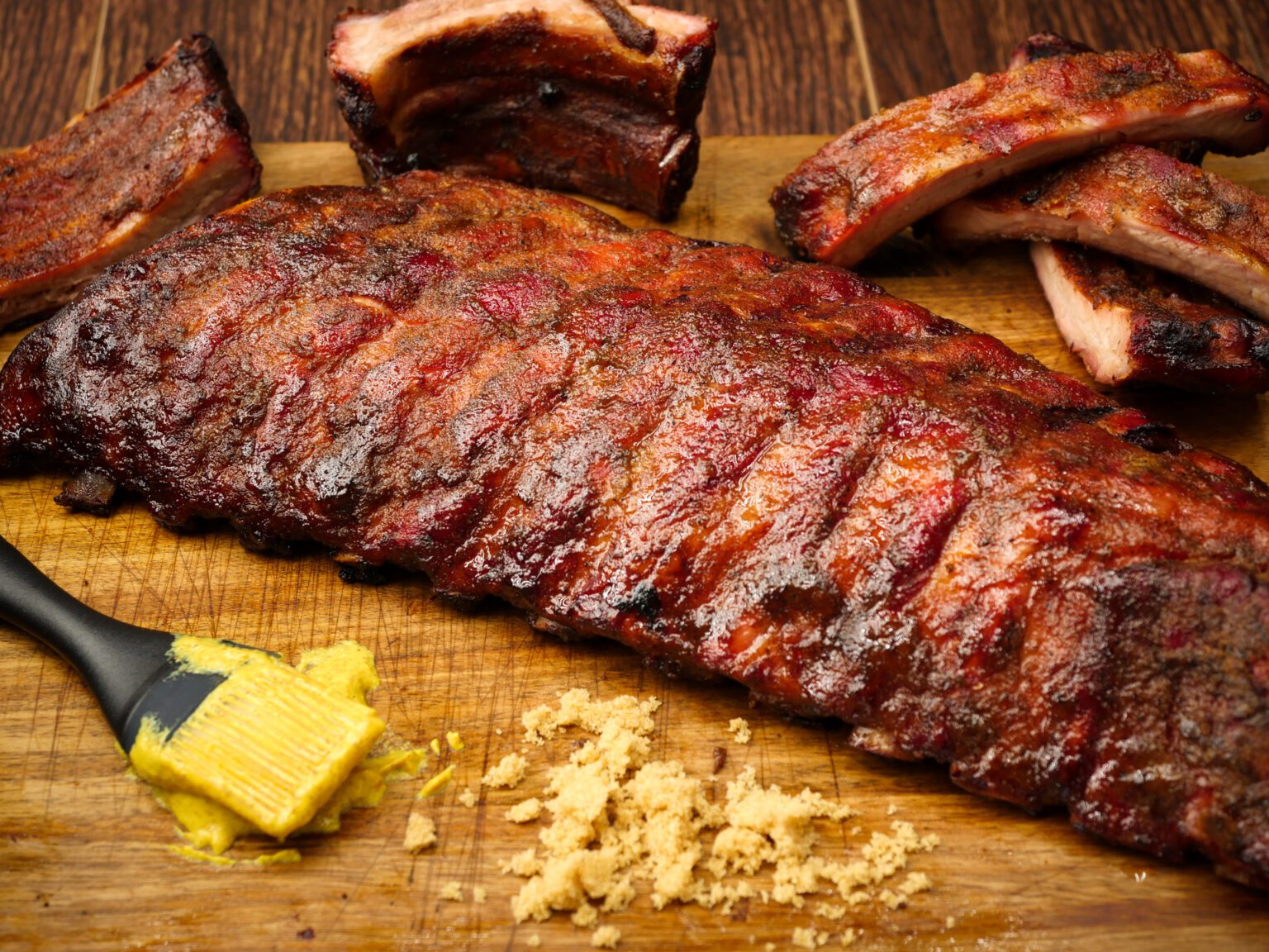 How to use Mustard as a Binder for Ribs The Trellis