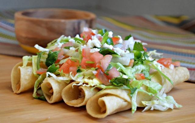 Mexican-Style Chicken Flautas Recipe