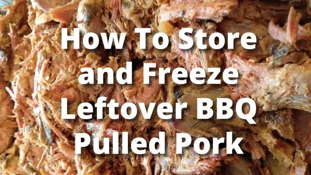 Freezing Pulled Pork